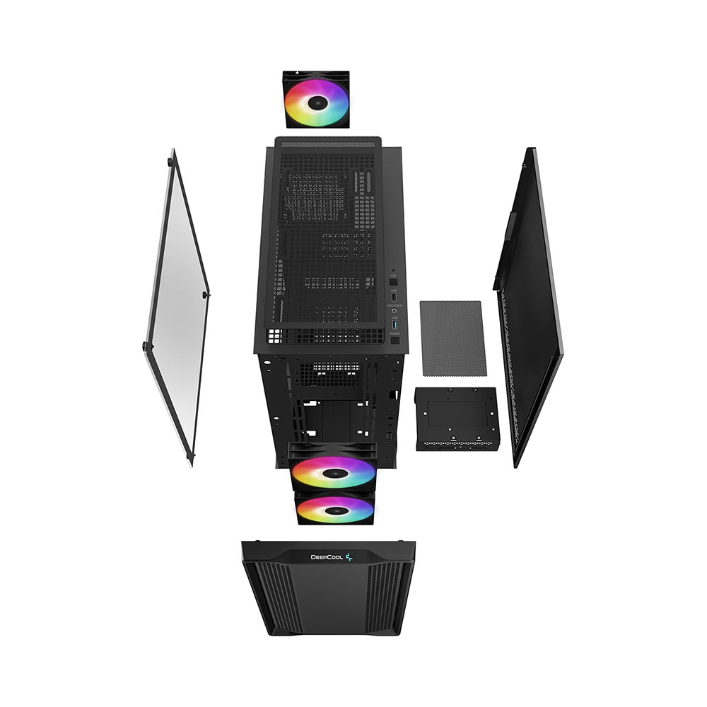 Case máy tính Deepcool CC360 ARGB R-CC360-BKAPM3-G-1
