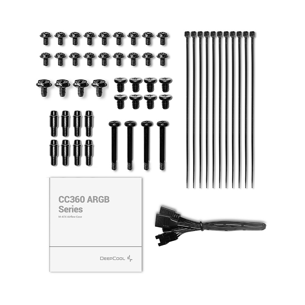 Case máy tính Deepcool CC360 ARGB R-CC360-BKAPM3-G-1