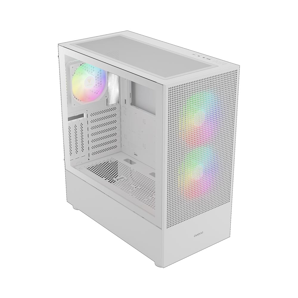 Case máy tính Gamdias Talos E3 Mesh Elite White CATALOSE3MESELWHGA