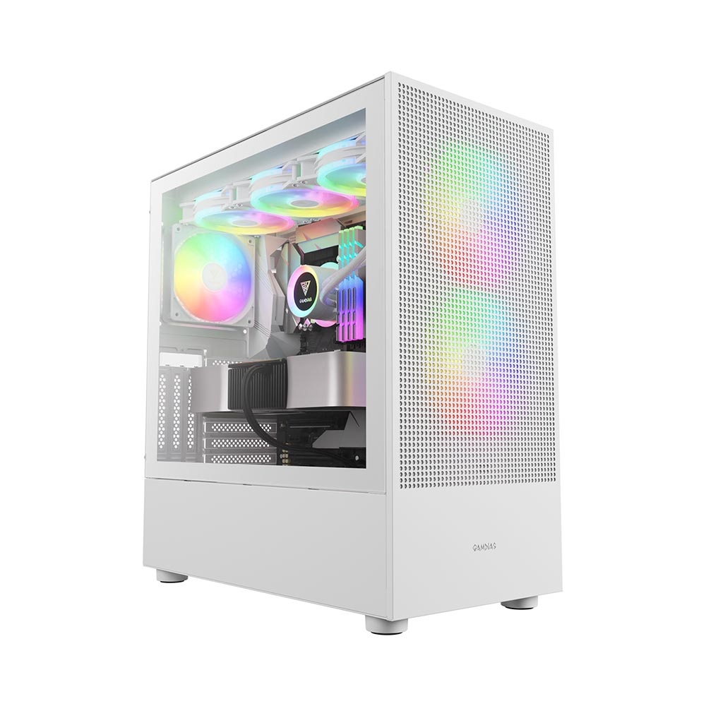 Case máy tính Gamdias Talos E3 Mesh Elite White CATALOSE3MESELWHGA