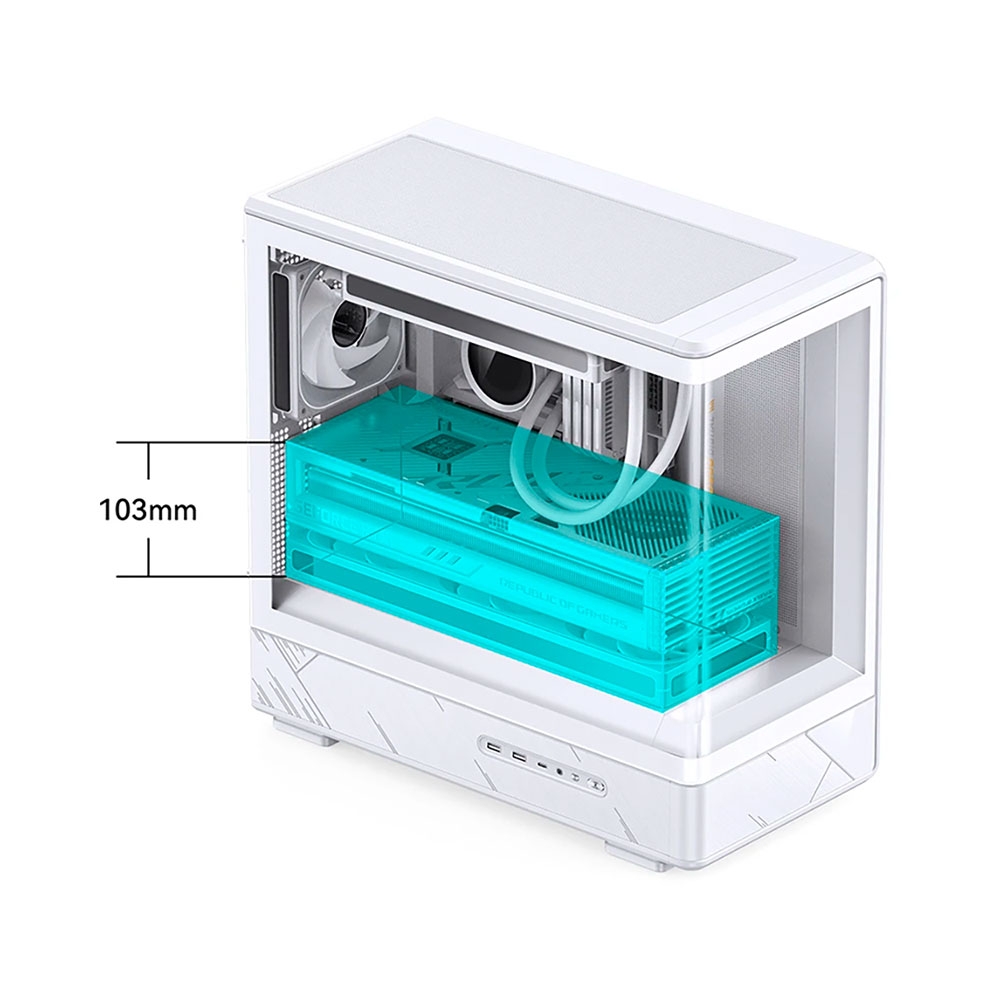 Case máy tính JONSBO D200 White