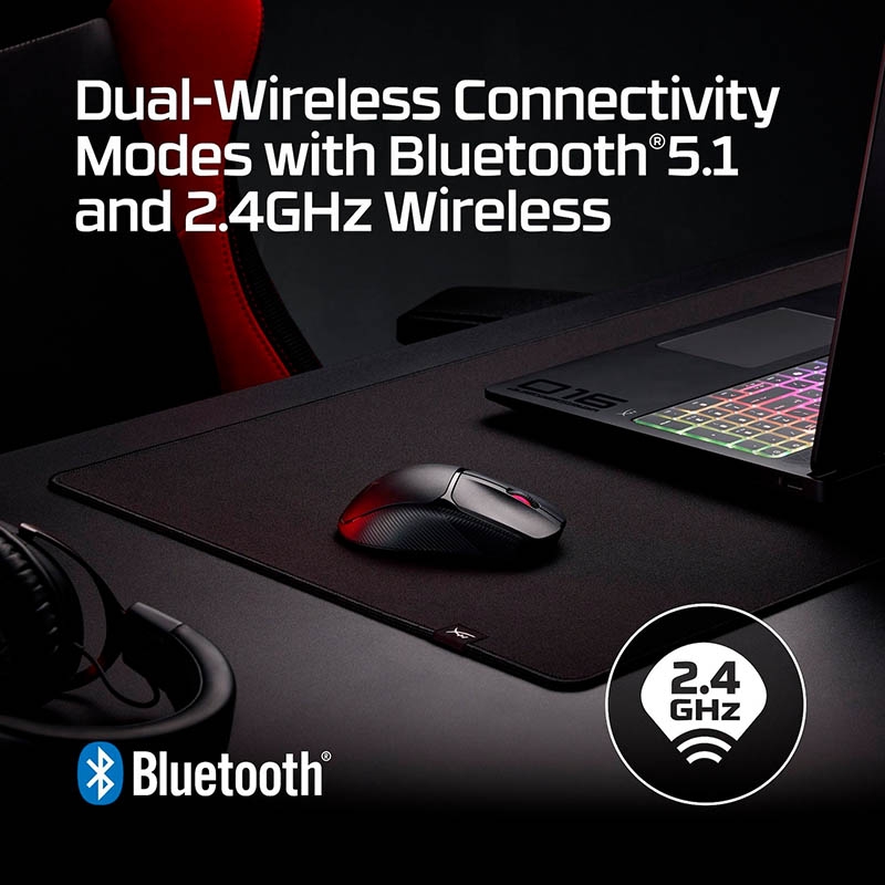 Chuột không dây HyperX Pulsefire Fuse RGB Wireless A1KY6AA