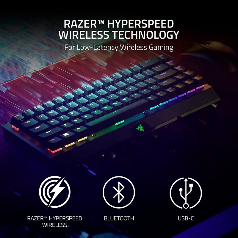 Combo Bàn phím chuột không dây Razer Deathadder V2 x BlackWidow V3 Mini HyperSpeed Wireless