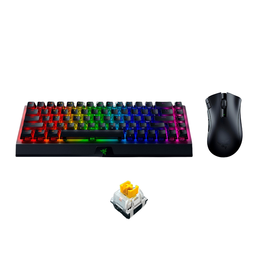 Combo Bàn phím chuột không dây Razer Deathadder V2 x BlackWidow V3 Mini HyperSpeed Wireless