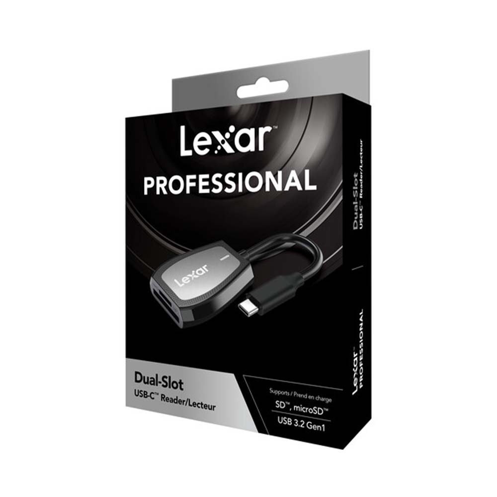 Đầu đọc thẻ nhớ MicroSD/SD Lexar Professional USB-C Dual slot LRW470U-RNHNG