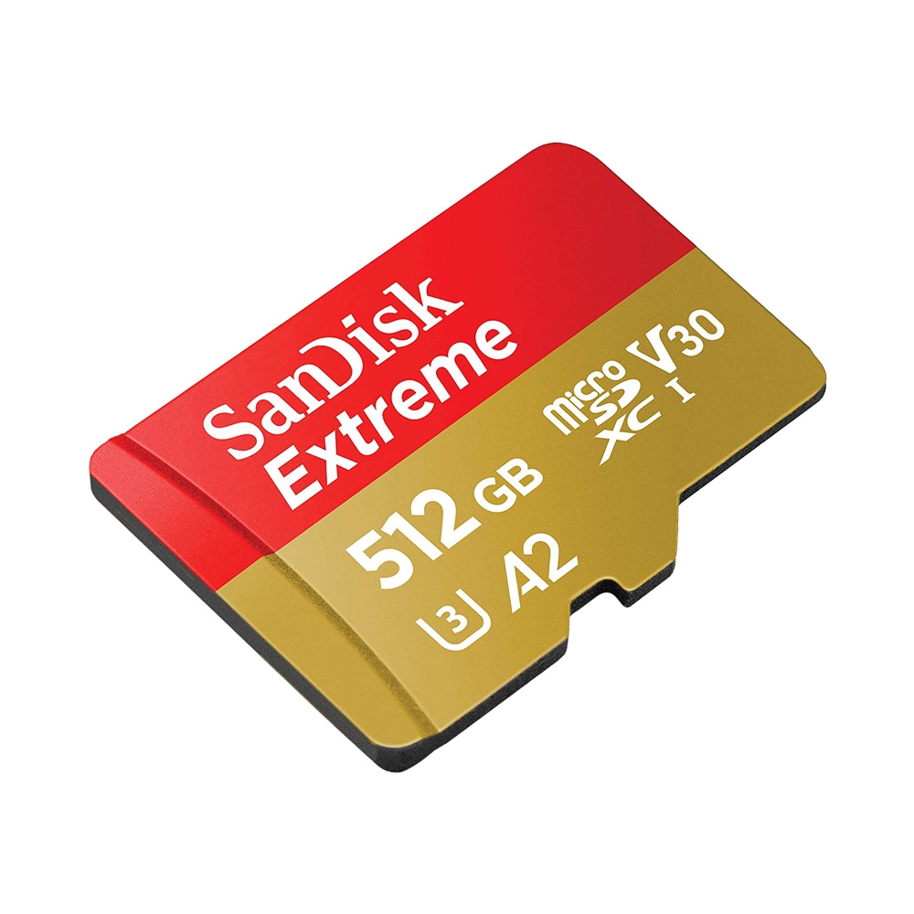 Thẻ Nhớ MicroSDXC SanDisk Extreme V30 A2 512GB 190MB/s SDSQXAV-512G-GN6MN
