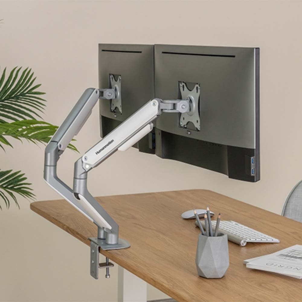 Giá đỡ 2 màn hình Human Motion Monitor Arm T6 Pro Dual 17-32 Inch