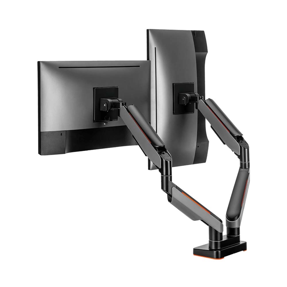 Giá đỡ 2 màn hình Human Motion Monitor Arm T9 Pro II Dual Grey 23-43 Inch T9ProII-Dual-GRY