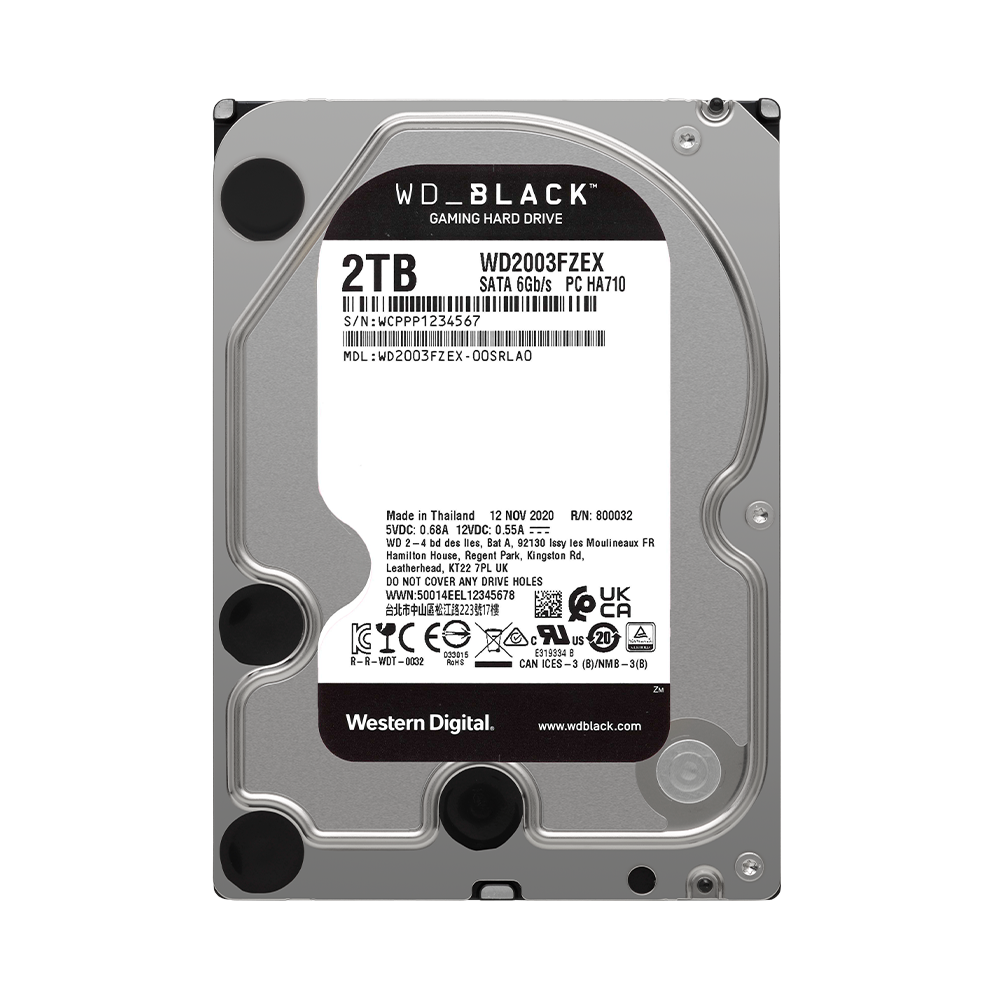 HDD WD Black 2TB 3.5 inch SATA III 64MB Cache 7200RPM WD2003FZEX