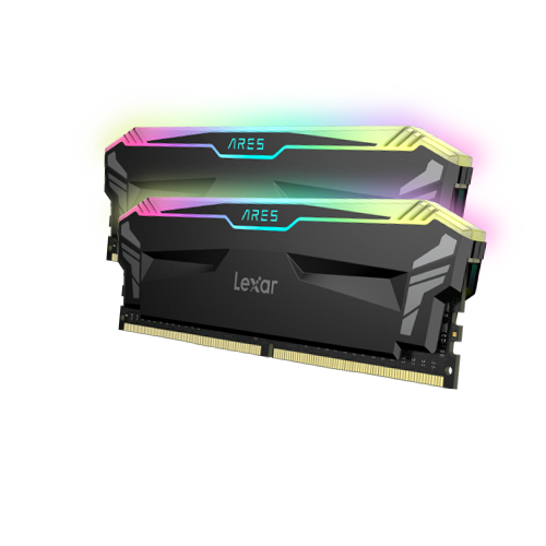 Ram PC Lexar ARES RGB Black 16GB 3600MHz DDR4 (2x8GB) LD4BU008G-R3600GDLA