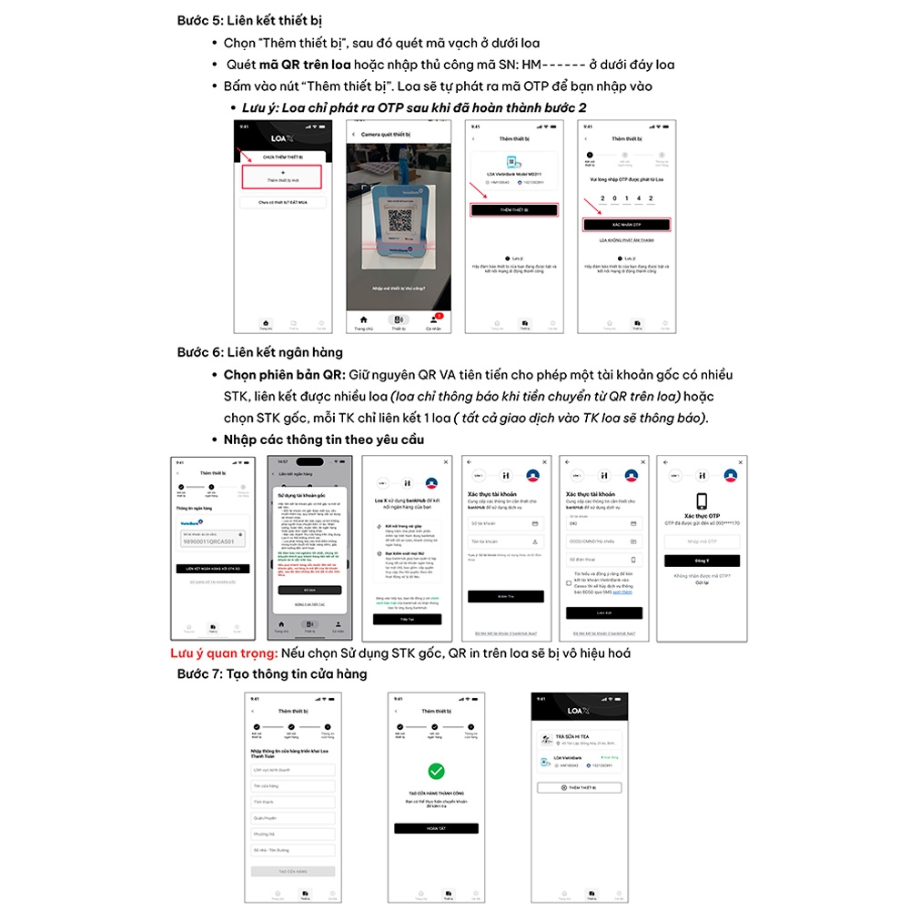 Loa Thanh Toán VietinBank