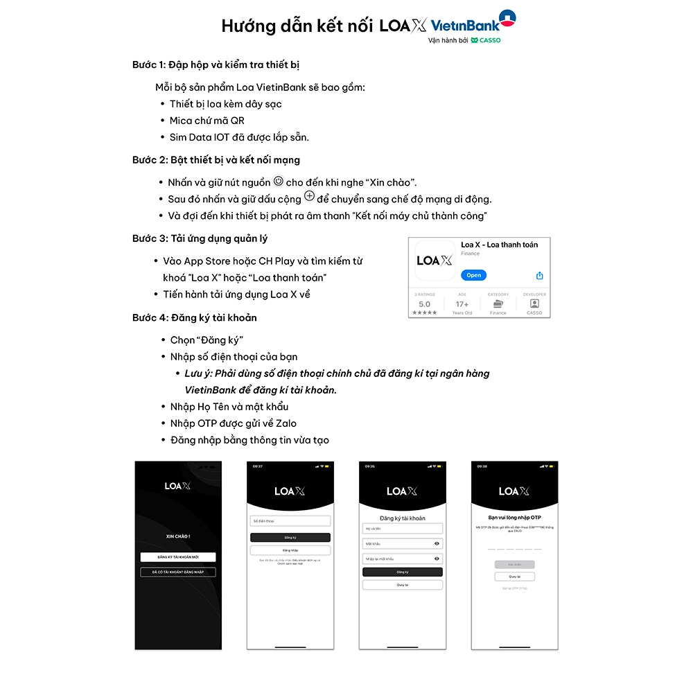 Loa Thanh Toán VietinBank