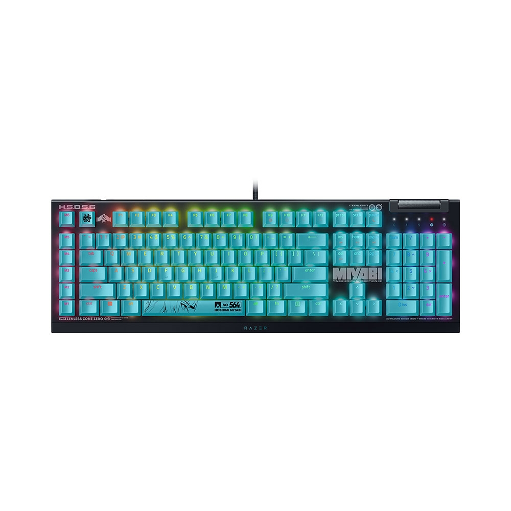 Bàn phím cơ Razer BlackWidow V4 X ZZZ Zenless Zone Zero Edition RZ03-04704300-R3M1