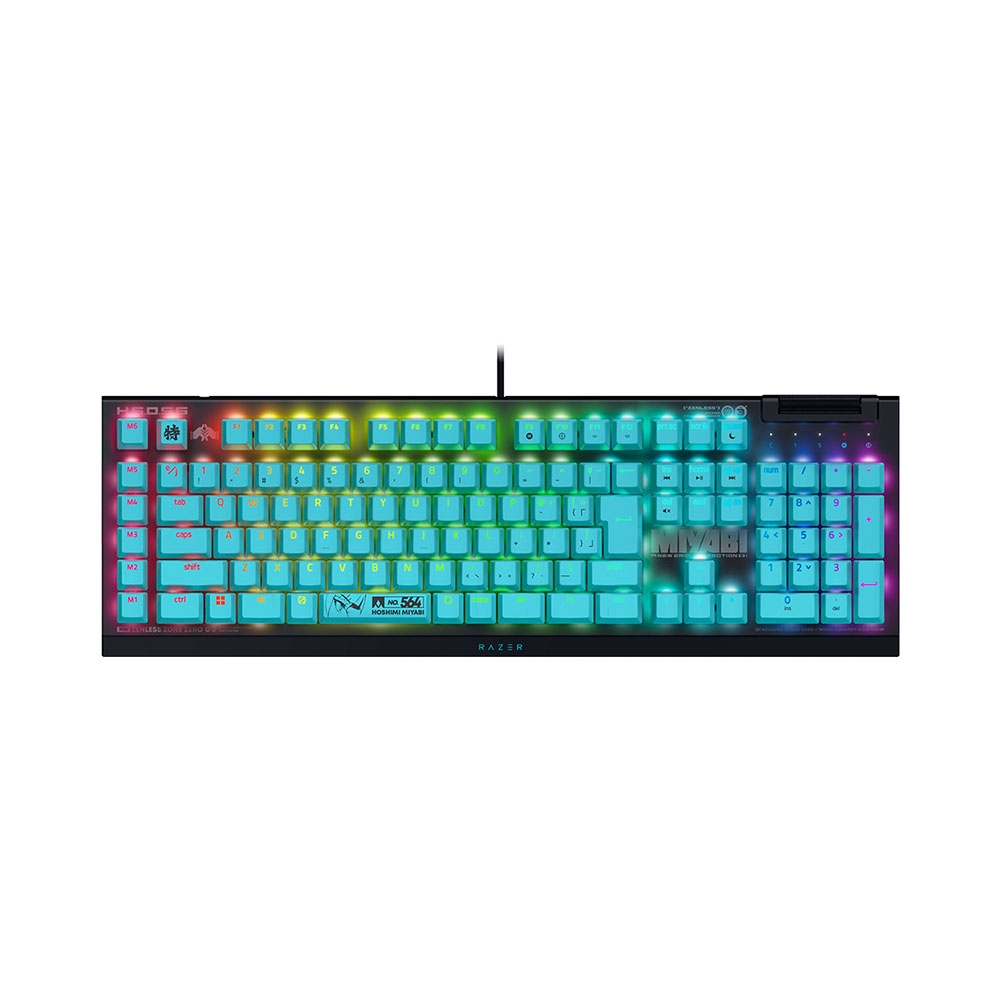 Bàn phím cơ Razer BlackWidow V4 X ZZZ Zenless Zone Zero Edition RZ03-04704300-R3M1