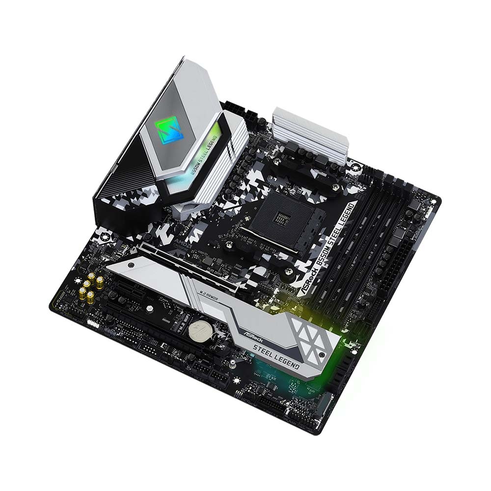 Mainboard PC ASRock B550M Steel Legend