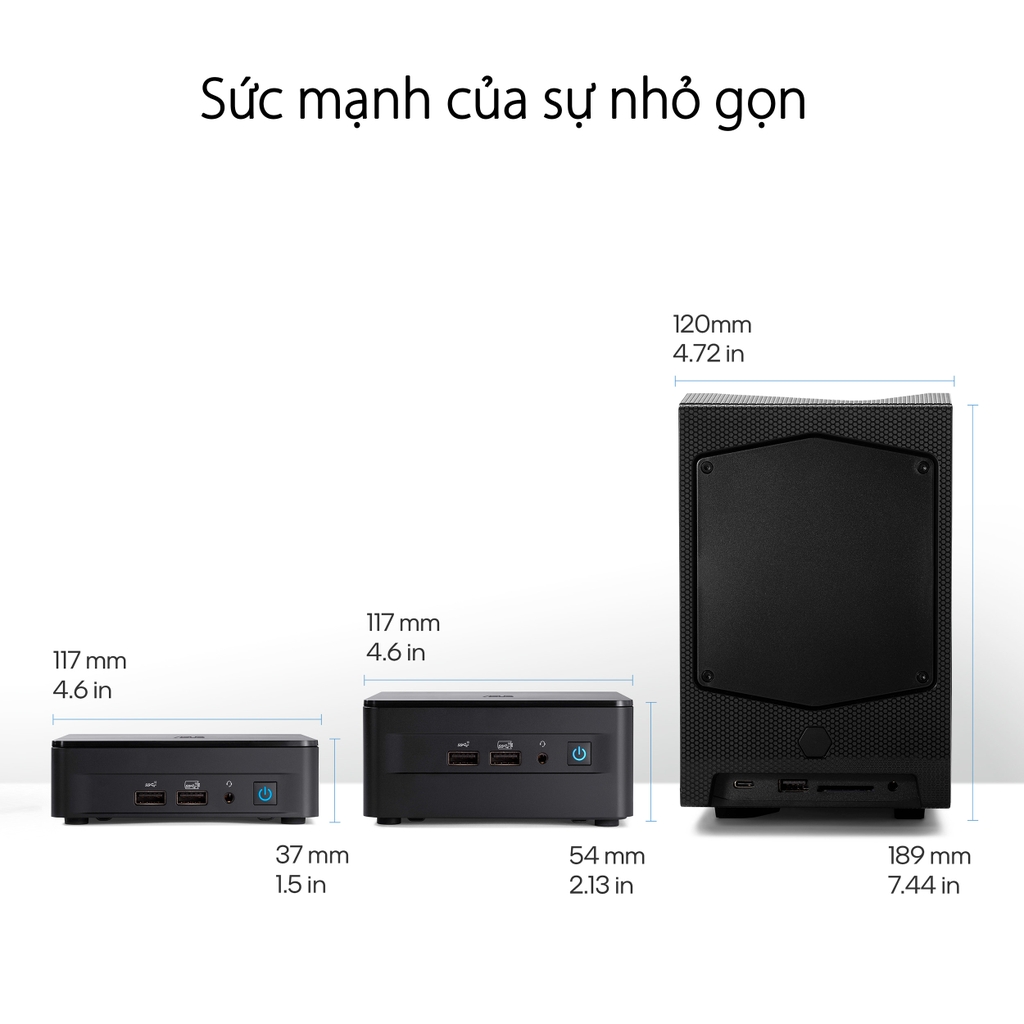 Máy tính Mini PC Asus NUC 12 Pro Tall i7-1260P RNUC12WSHI700000I