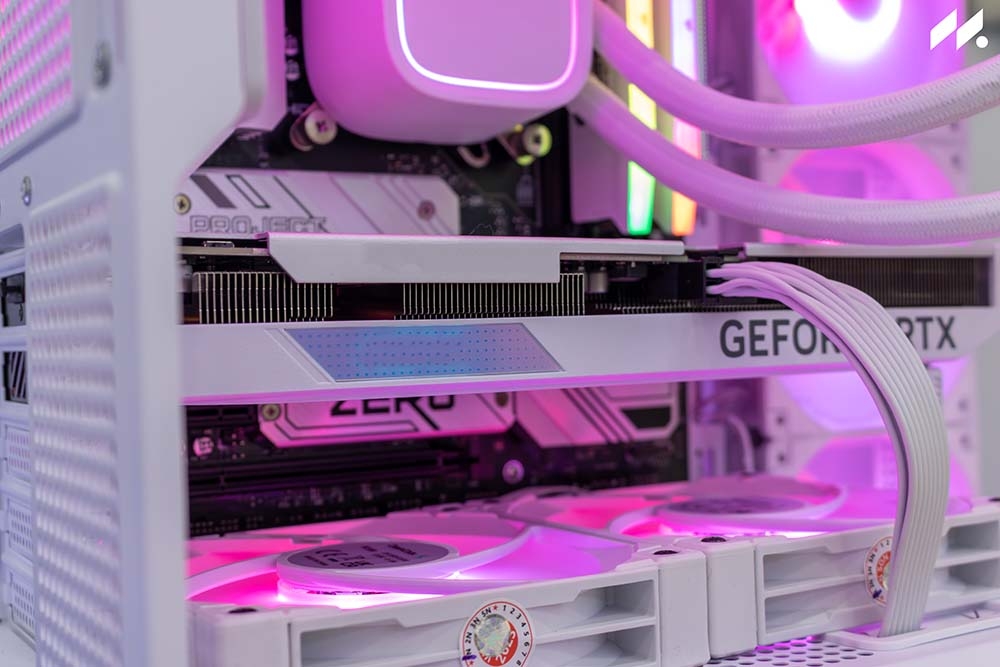 PC Gaming MSI PROJECT ZERO 5F (i5-14400F, RTX 4070 12G, Ram 32GB DDR5, SSD 500G, 850W)
