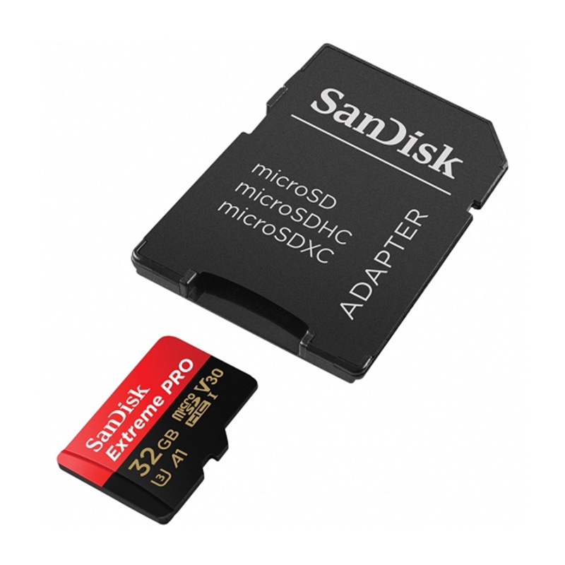 Thẻ Nhớ MicroSDHC SanDisk Extreme Pro V30 A1 667x 32GB 100MB/s SDSQXCG-032G-GN6MA