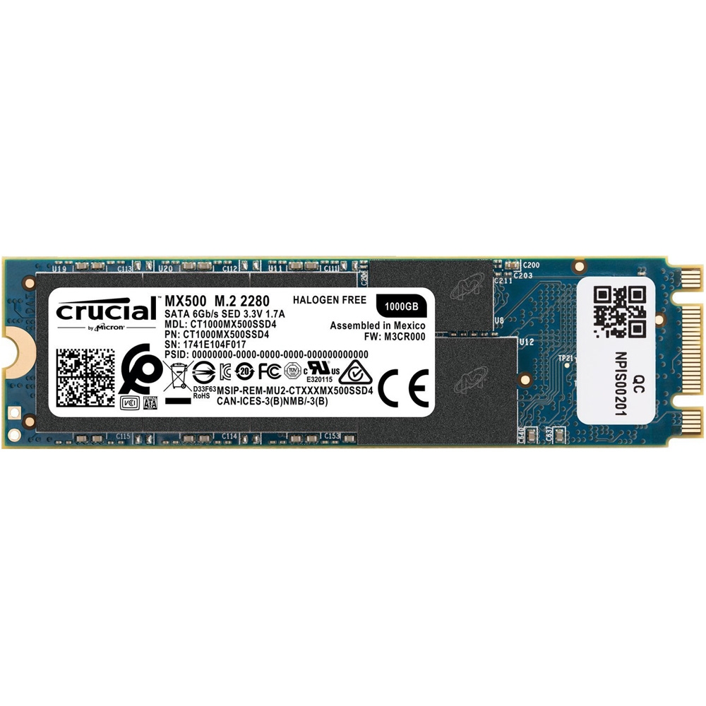 SSD Crucial MX500 3D-NAND M.2 2280 SATA III 500GB CT500MX500SSD4