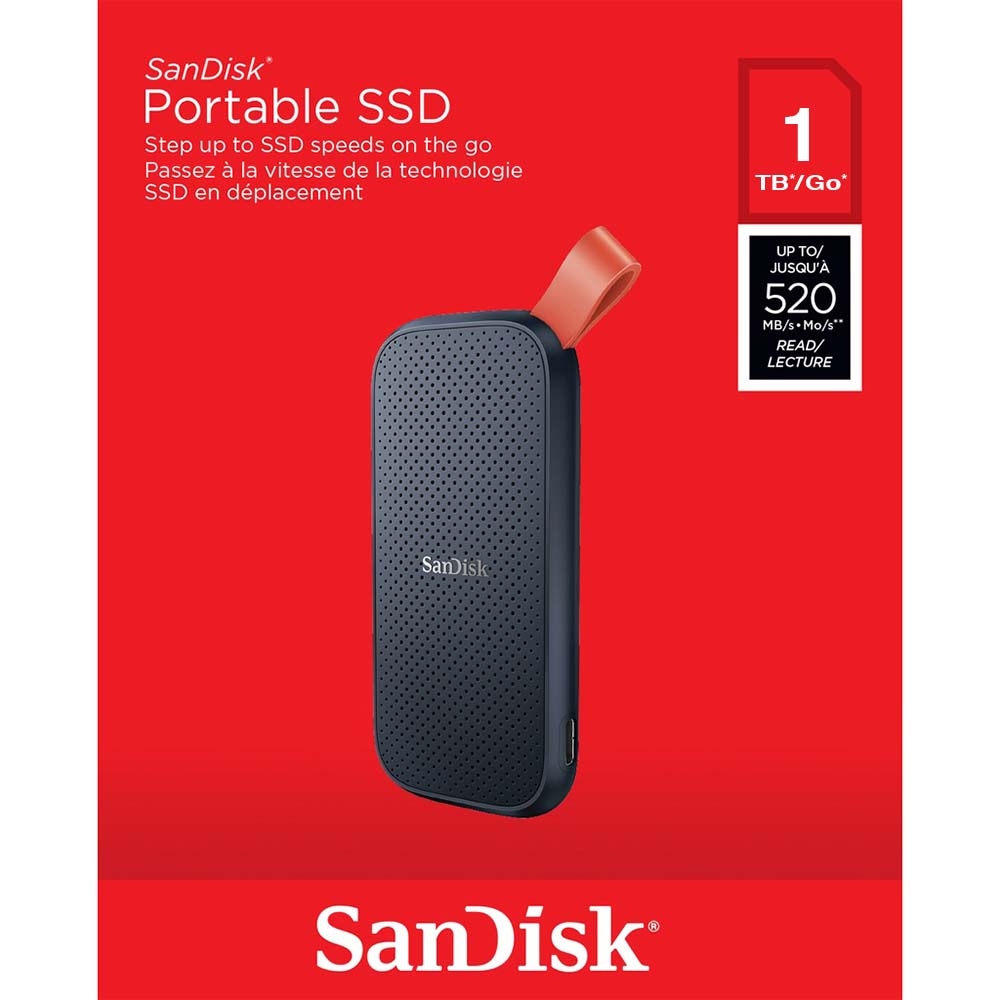 Ổ cứng di động SSD 1TB Sandisk E30 520MB/s ‎SDSSDE30-1T00-G25