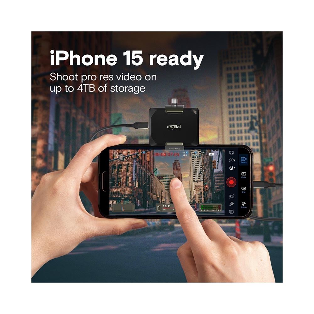 Ổ cứng di động SSD 1TB Crucial X10 Pro 2100MB/s CT1000X10PROSSD9