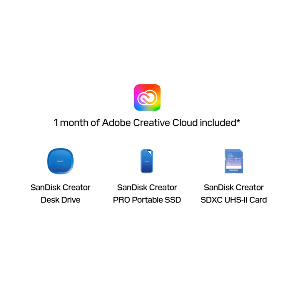 Ổ cứng di động SSD 1TB SanDisk Creator Phone 1000MB/s SDSSDE62C-1T00-G25