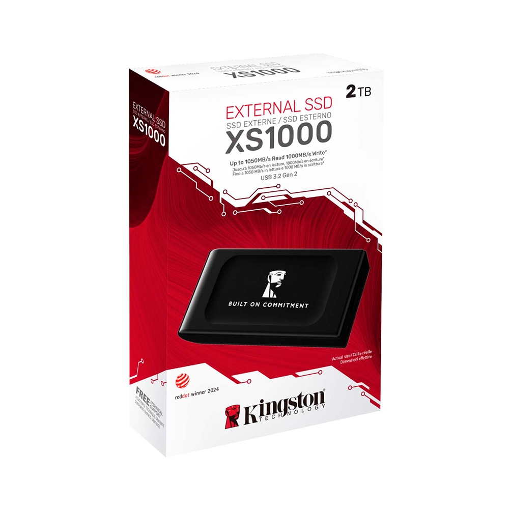 Ổ cứng di động SSD 2TB Kingston XS1000 1050MB/s