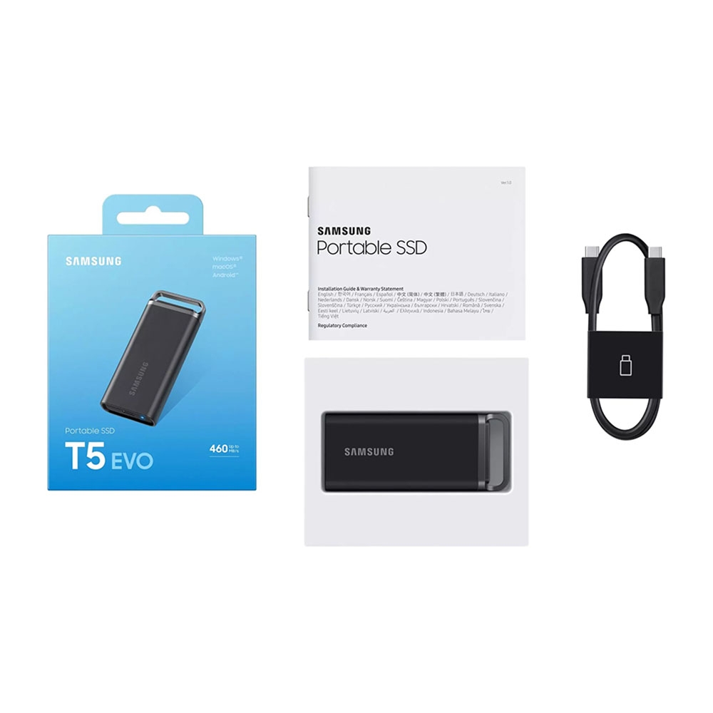 Ổ cứng di động SSD 8TB Samsung T5 EVO 460MB/s MU-PH8T0S