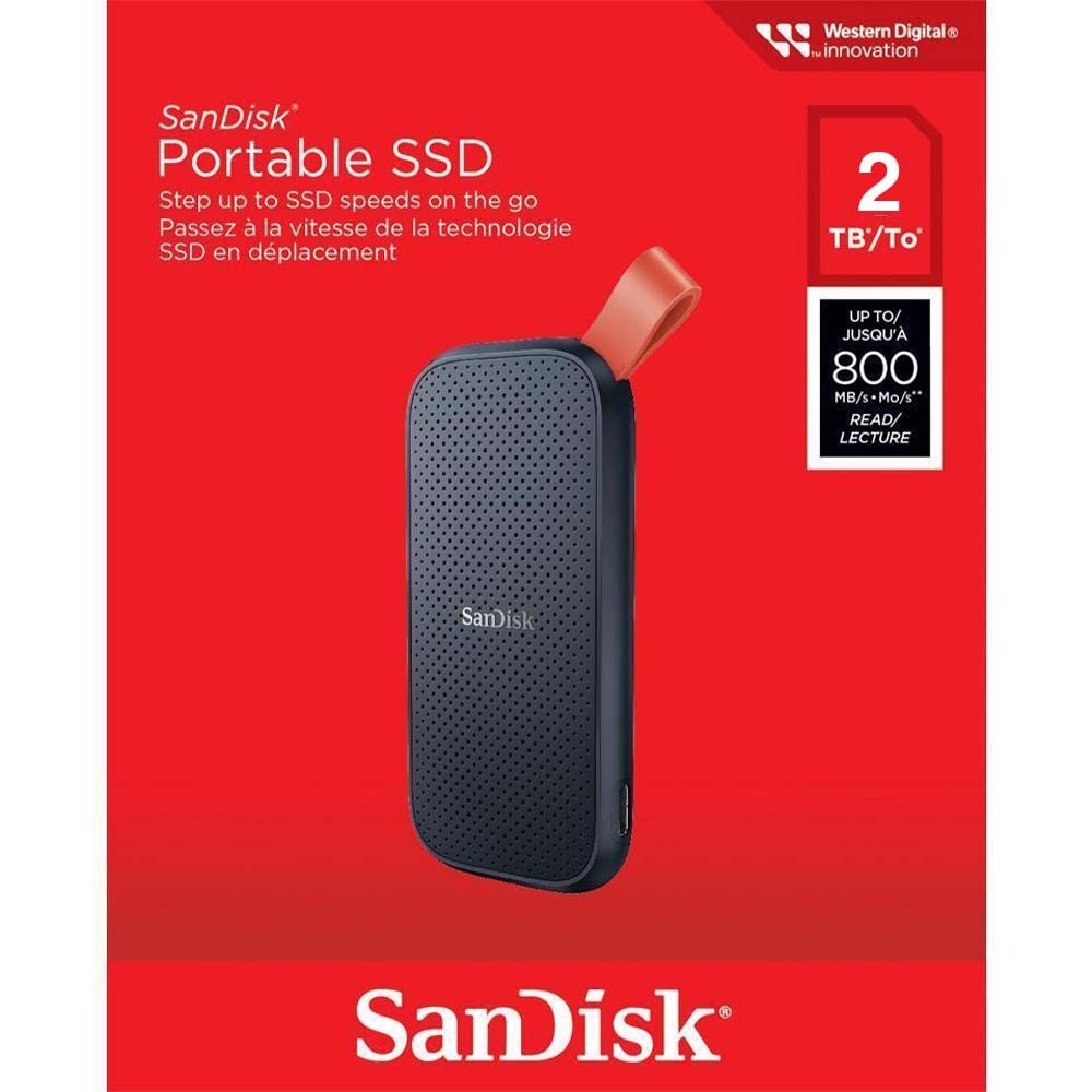 Ổ cứng di động SSD 2TB Sandisk E30 800MB/s ‎SDSSDE30-2T00-G26