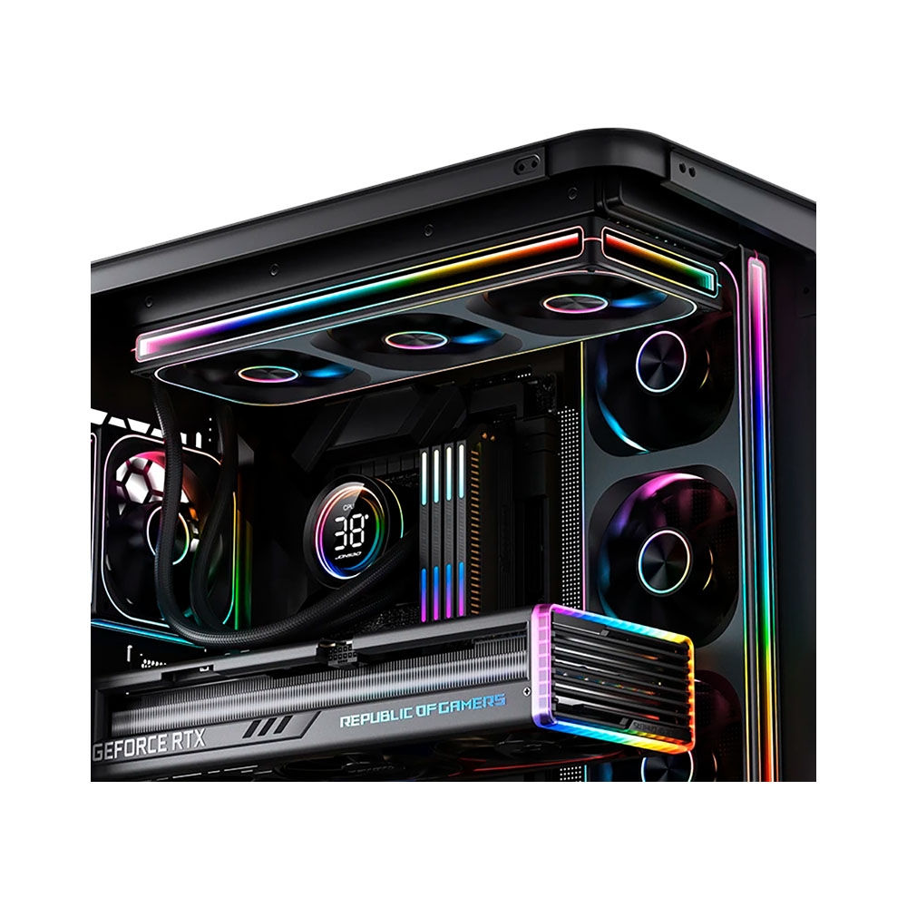 Quạt tản nhiệt JONSBO ZA-120BR ARGB PWM Black 120mm (Fan Ngược)