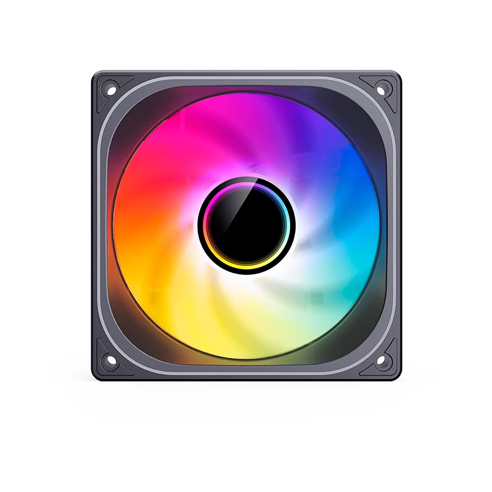 Quạt tản nhiệt JONSBO ZB-120BR ARGB PWM Black 120mm (Fan Ngược)