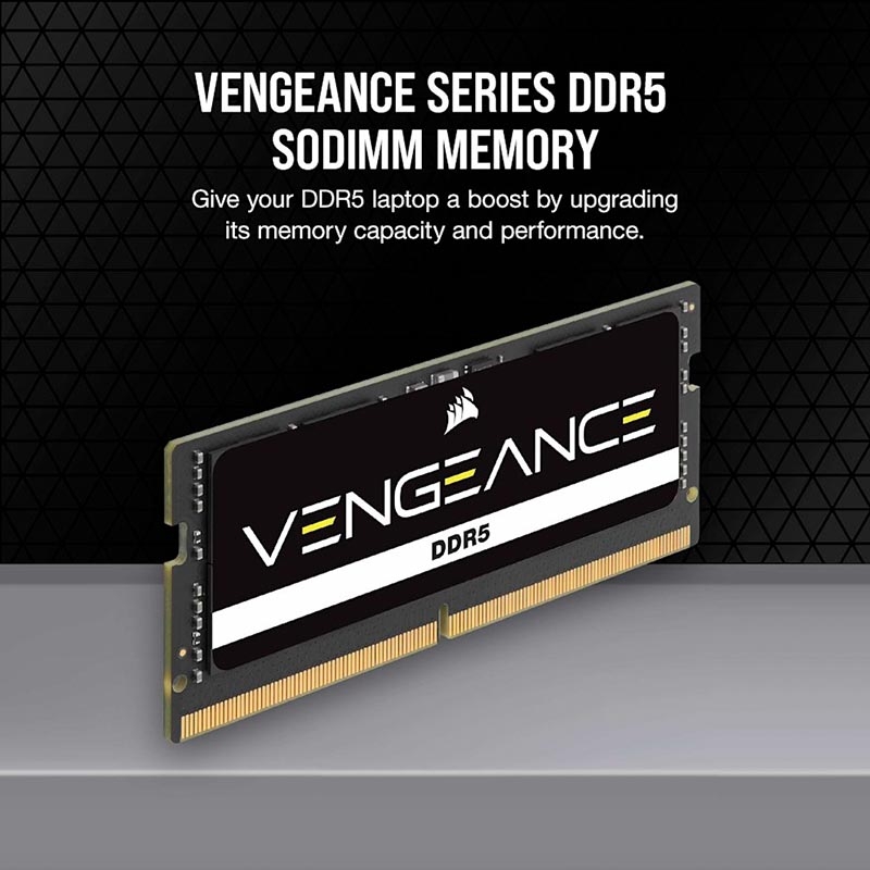 Ram Laptop Corsair Vengeance DDR5 32GB 5600MHz 1.1v CMSX32GX5M1A5600C48