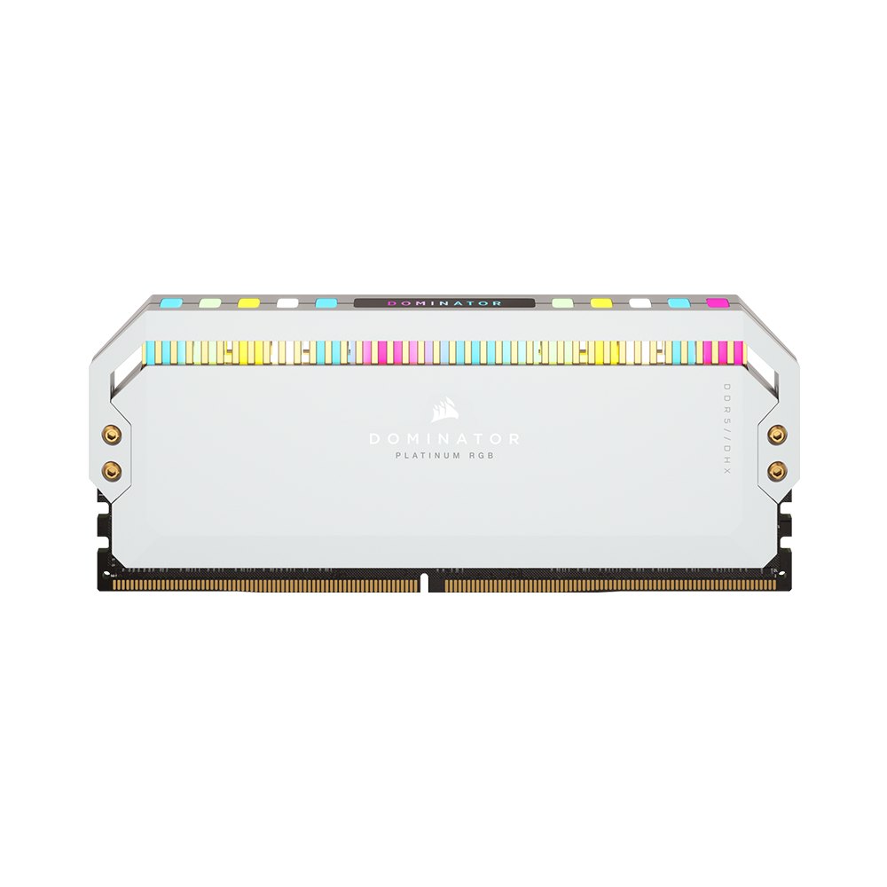 Ram PC Corsair Dominator Platinum RGB White 32GB 5600Mhz DDR5 (2x16GB) CMT32GX5M2B5600C36W