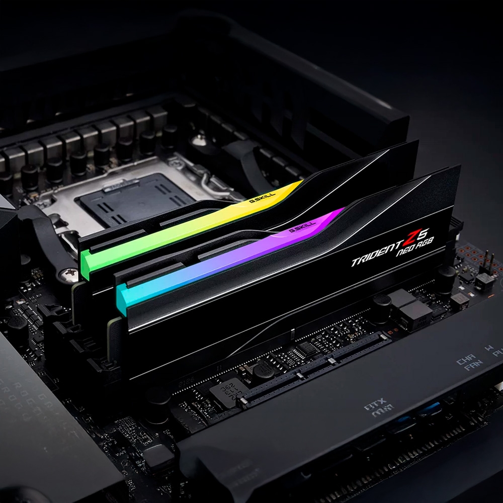 Ram PC G.SKILL Trident Z5 Neo RGB 64GB 6000MHz DDR5 (32GBx2) F5-6000J3636F32GX2-TZ5NR