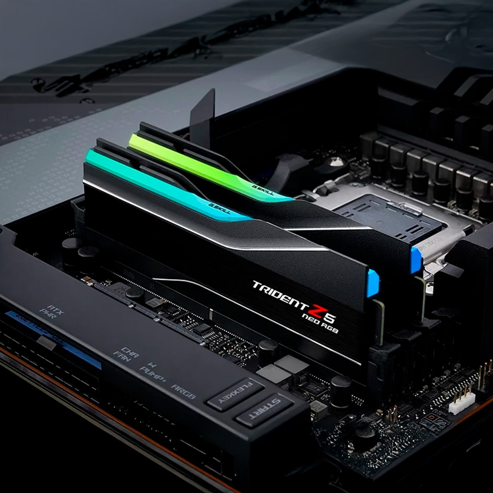 Ram PC G.SKILL Trident Z5 Neo RGB 64GB 6000MHz DDR5 (32GBx2) F5-6000J3636F32GX2-TZ5NR