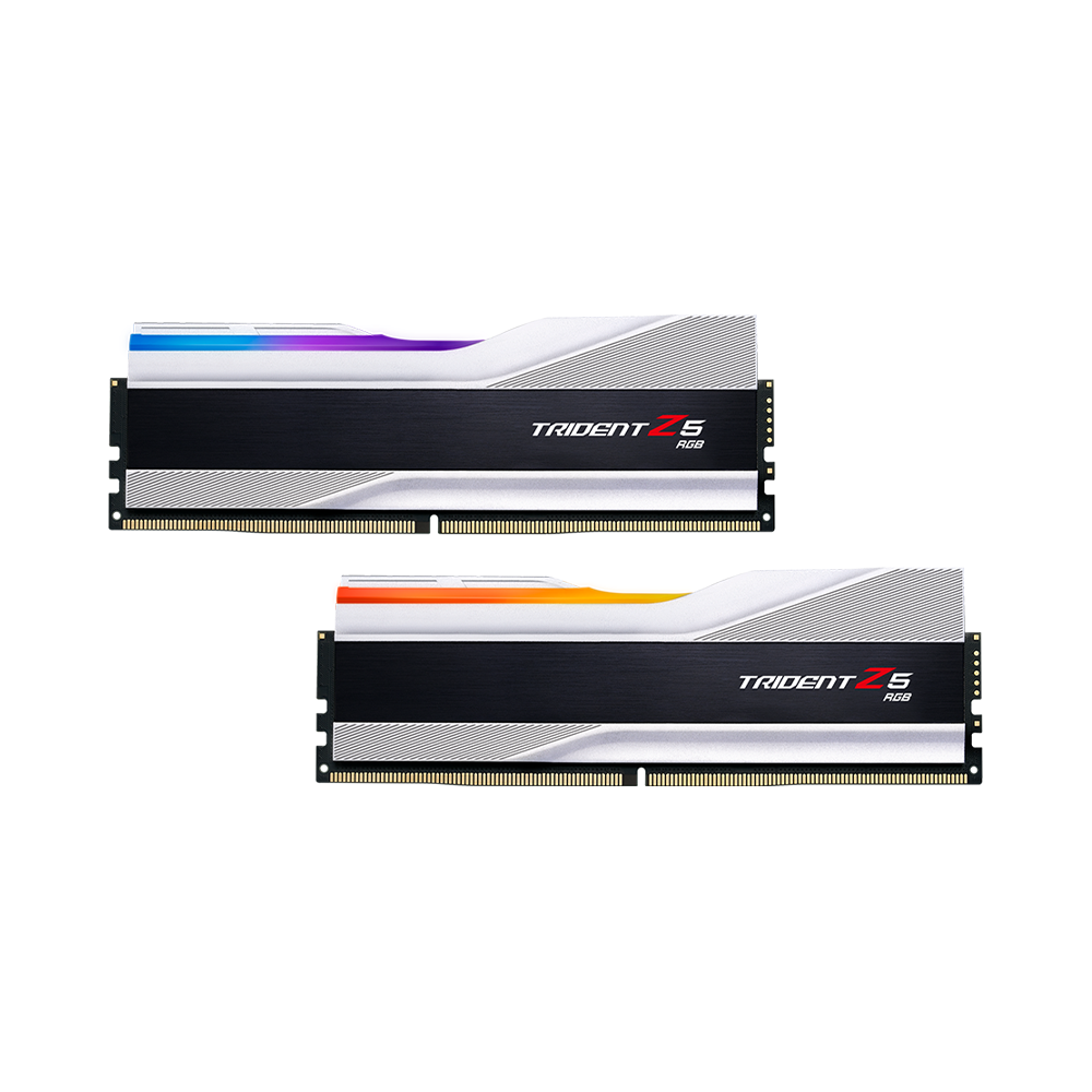 Ram PC G.SKILL Trident Z5 RGB 32GB 6000MHz DDR5 (16GBx2) White F5-6000J4040F16GX2-TZ5RS