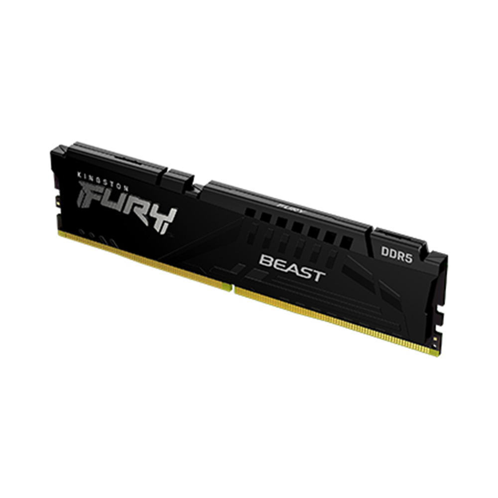 Ram PC Kingston Fury Beast Black 16GB 4800MHz DDR5 KF548C38BB-16