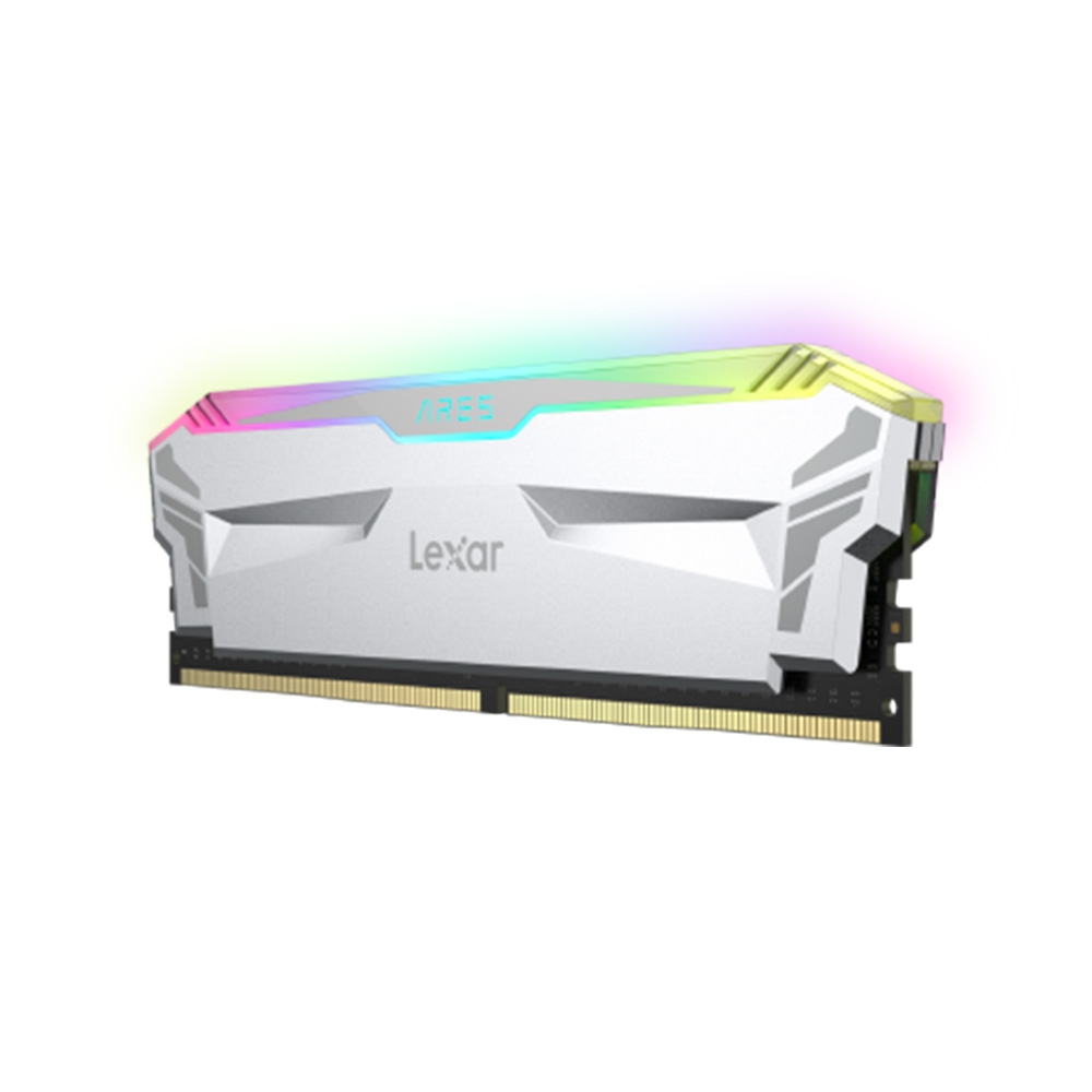 Ram PC Lexar ARES RGB White 32GB 4000MHz DDR4 (2x16GB) LD4EU016G-R4000GDWA