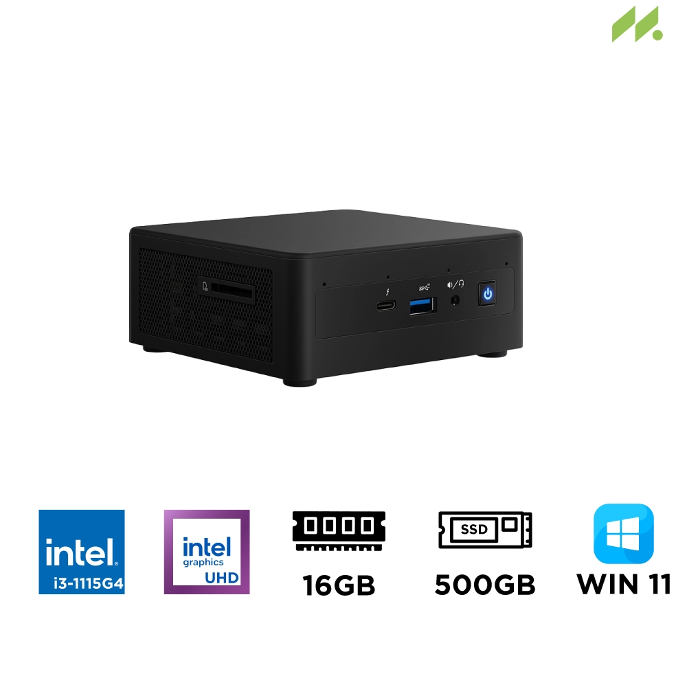 Máy tính Mini PC Intel NUC 11 Performance i3-1115G4 RNUC11PAHI30Z02