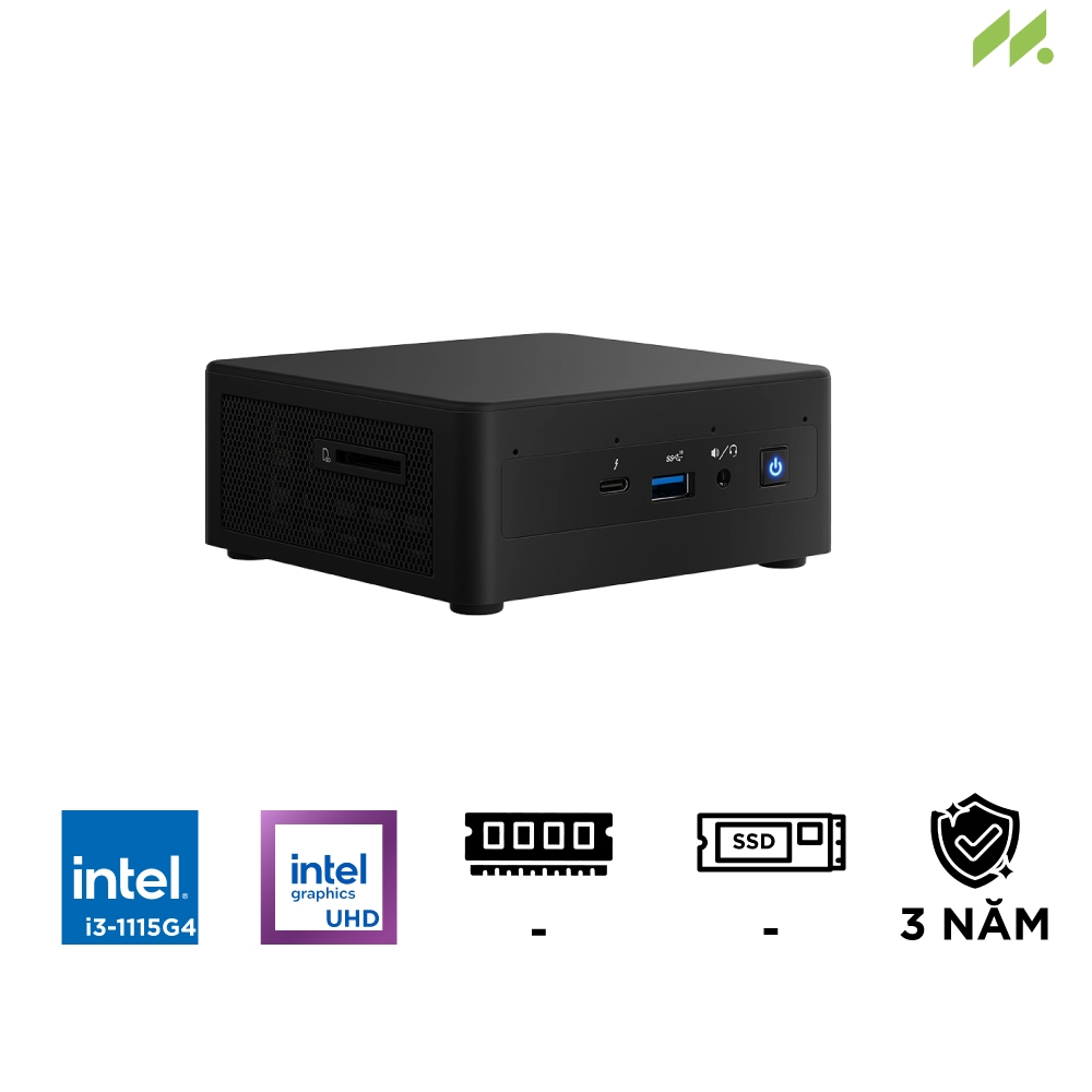 Máy tính Mini PC Intel NUC 11 Performance i3-1115G4 RNUC11PAHI30Z02