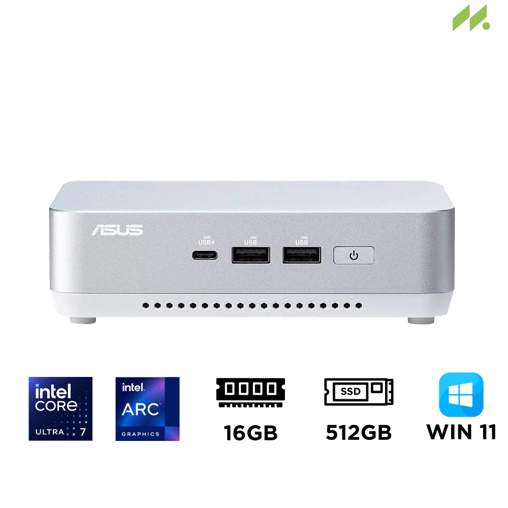 Máy tính Mini PC ASUS NUC 14 Pro Plus RNUC14RVSU700001I (Ultra 7 155H, Arc Graphics)