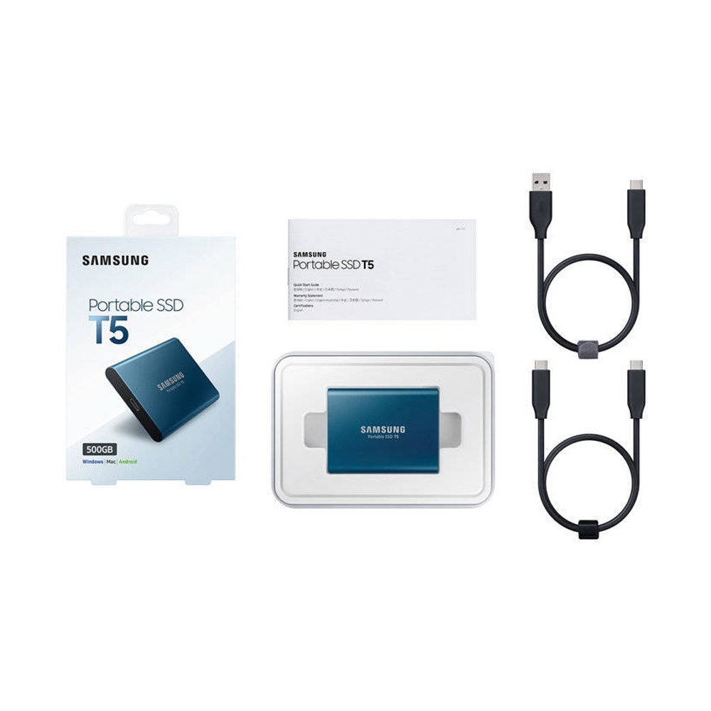 Ổ cứng di động 500GB External SSD Samsung T5 USB 3.1 Gen 2 MU-PA500