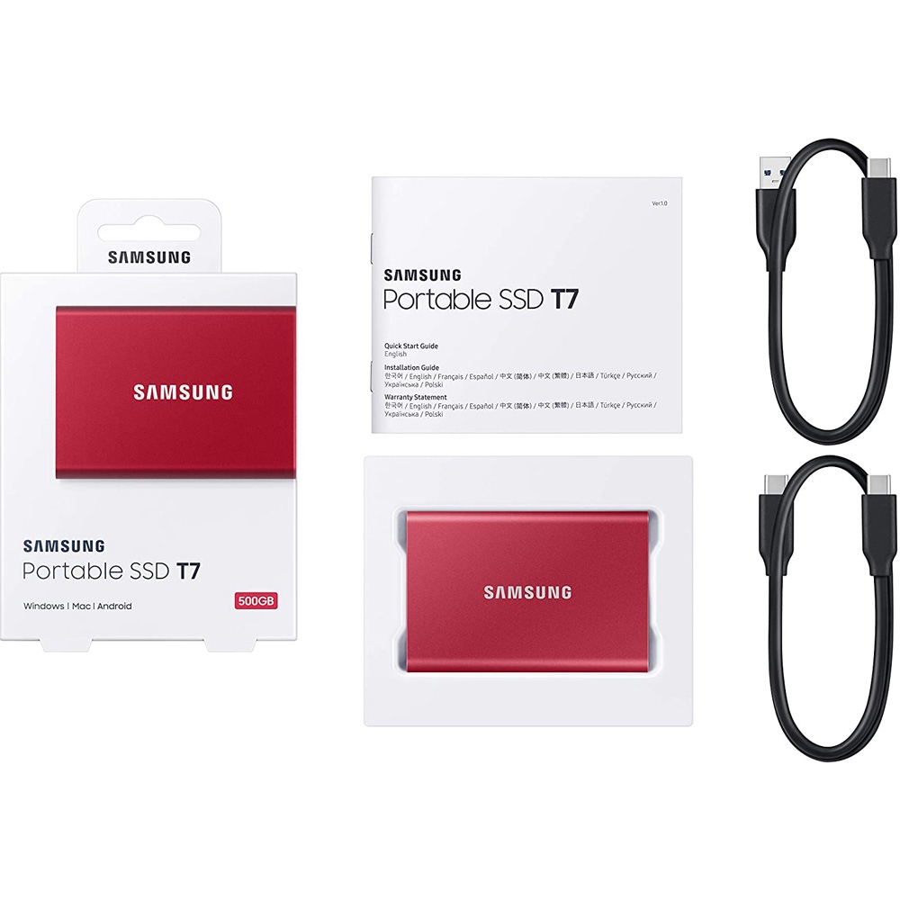 Ổ cứng di động SSD 2TB Samsung T7 1050MB/s MU-PC2T0