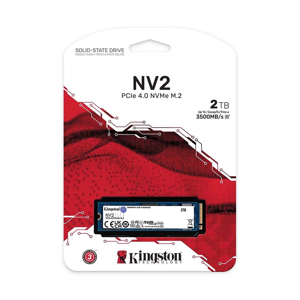 SSD Kingston NV2 2TB M.2 PCIe Gen4 x4 NVMe SNV2S/2000G