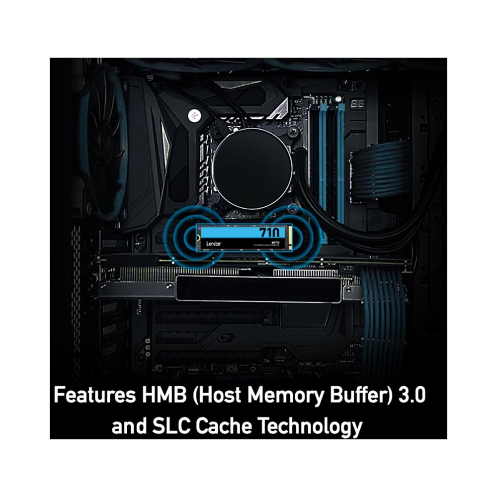 SSD Lexar NM710 2TB M.2 PCIe Gen4 x4 NVMe LNM710X002T-RNNNG