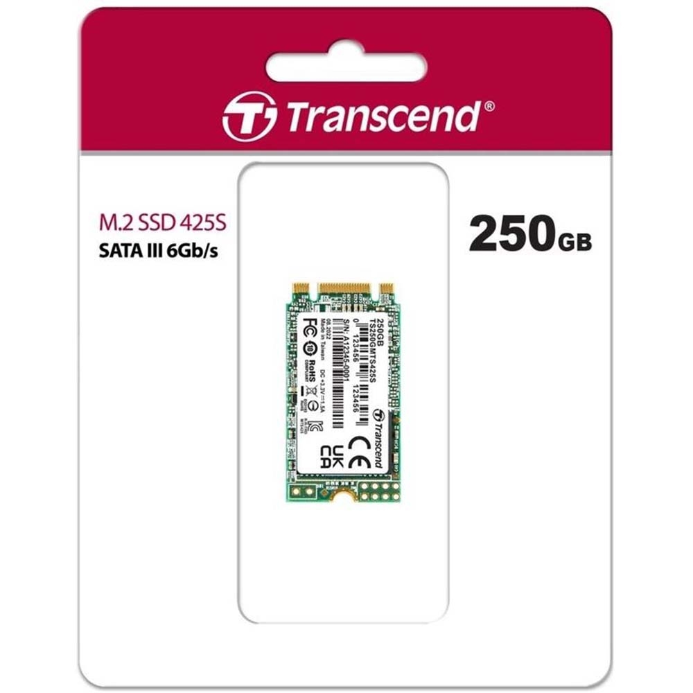 SSD Transcend 250GB M.2 2242 SATA III MTS425S 3D-NAND TS250GMTS425S