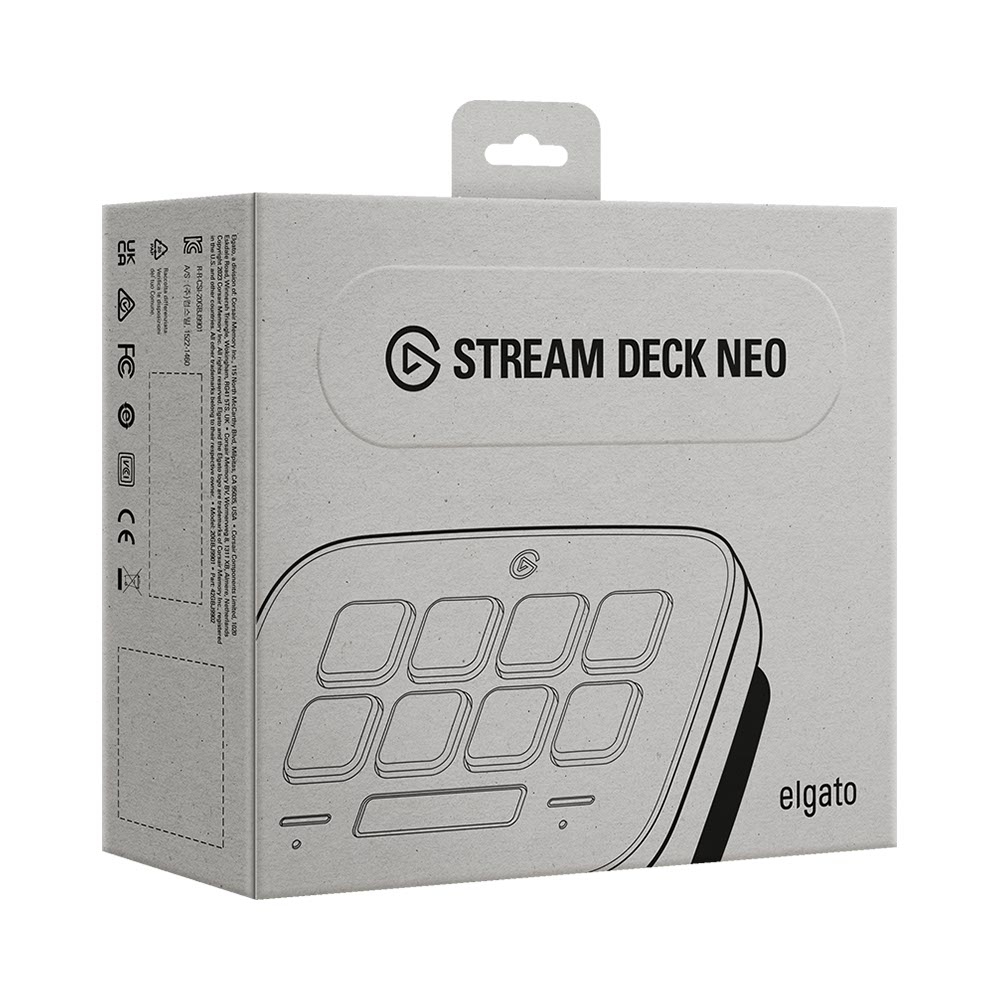 Thiết bị Stream Elgato Gaming StreamDeck Neo 8 Phím Lập Trình 10GBJ9901