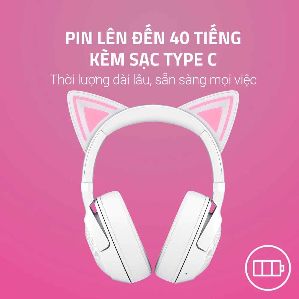 Tai Nghe Bluetooth Razer Kraken Kitty V2 BT Edition RGB