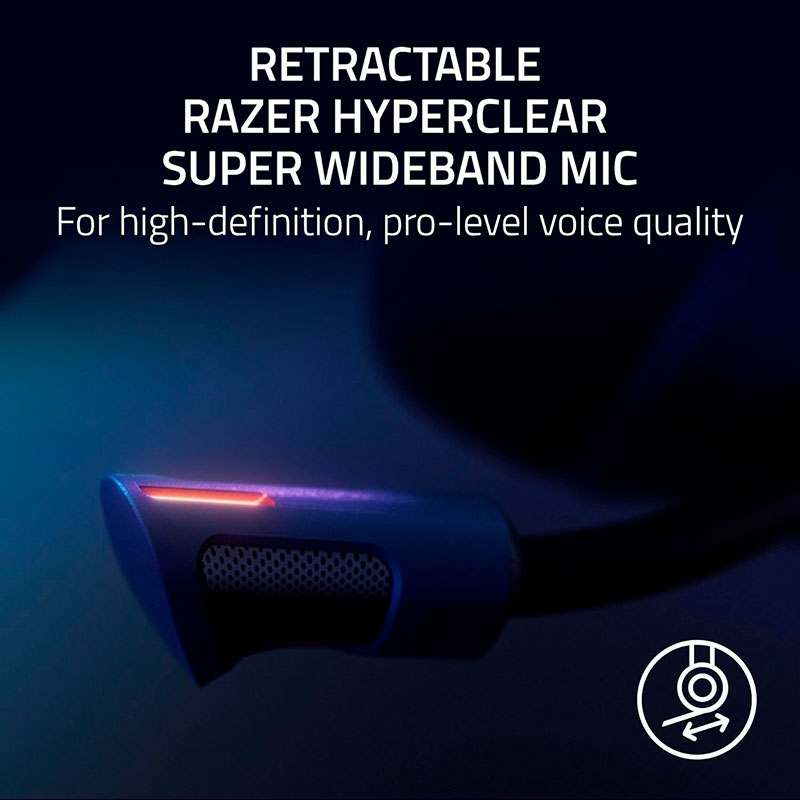 Tai Nghe không dây Razer Kraken V4 Pro OLED Control Hub RZ04-05160100-R3M1