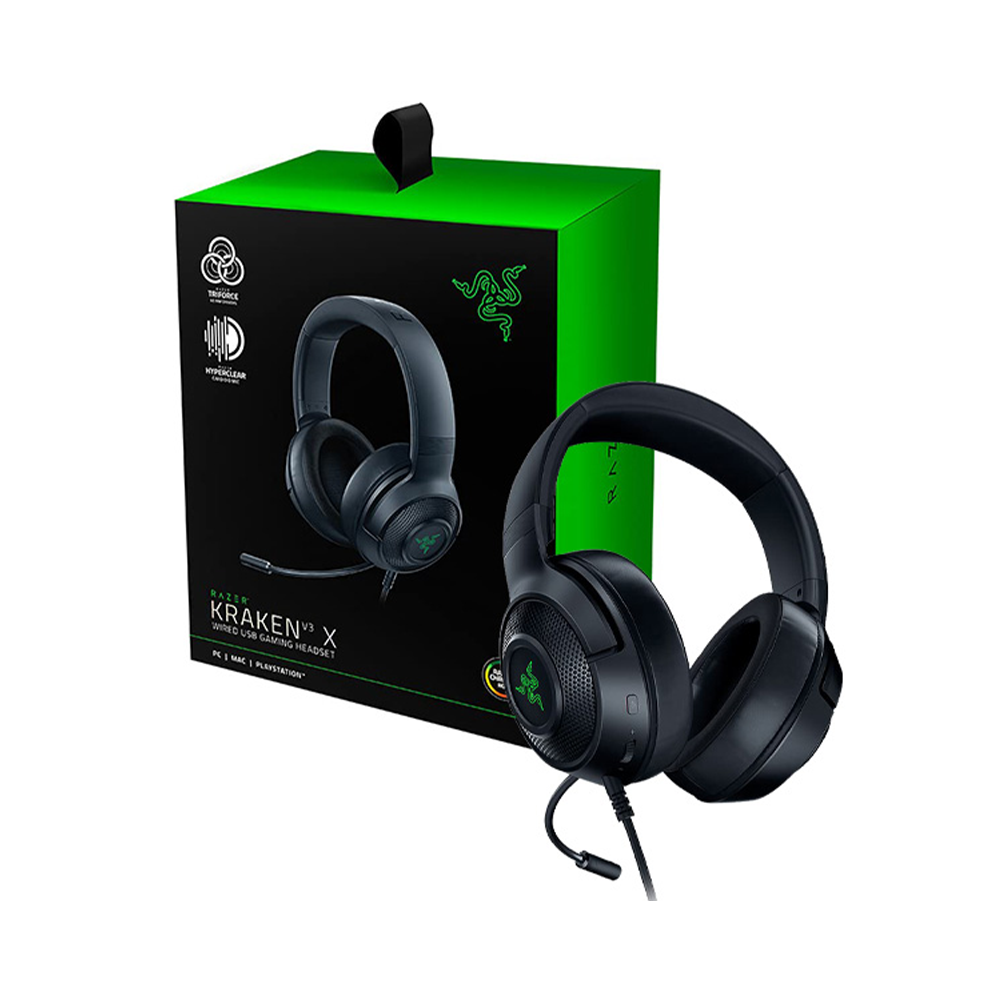 Tai Nghe Gaming Razer Kraken V3 X 7.1 Surround RZ04-03750300-R3M1